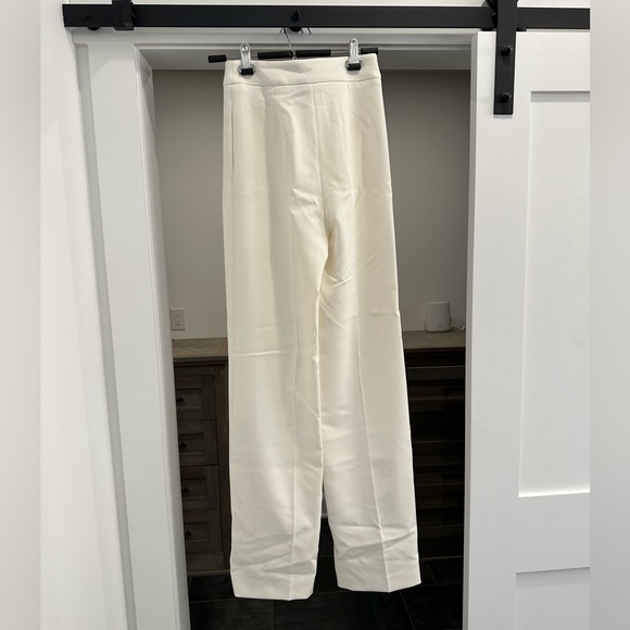 NWT White Nomi Fame Matching Crop Top & Trousers - XS - Picture 3 of 5